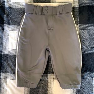 Rawlings Youth Baseball Knickers Pants Dark Gray